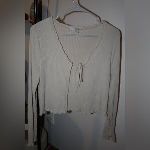 Gaze tie front shirt size Medium